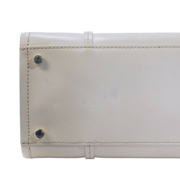 KATE SPADE Arbour Hill Elodie Handbag Beige Red Adjust Detachable Strap Handles - Picture 14 of 15